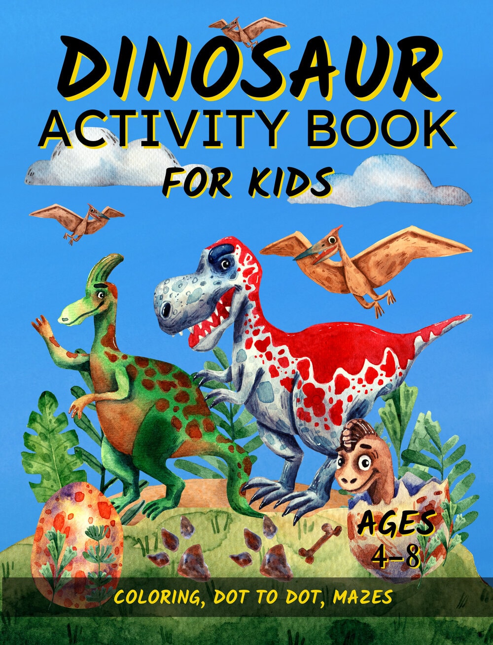 usborne little children's dinosaur activity book